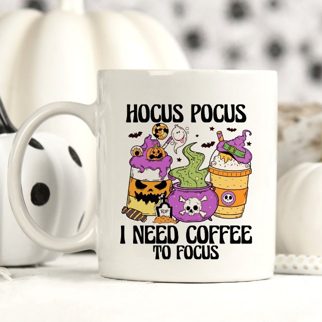 Funny Halloween Hocus Pocus Sprichwort Kaffeetasse (Von Creator hochgeladen)