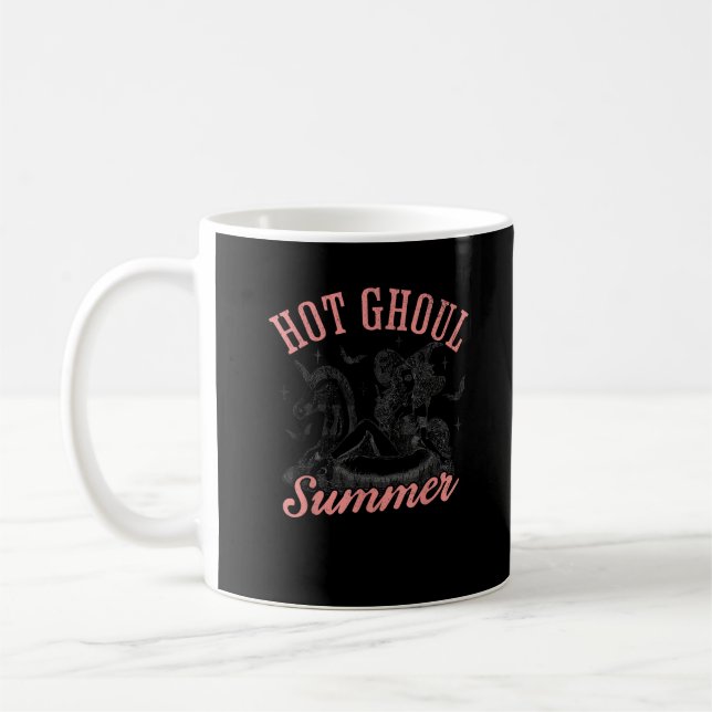 Funny Halloween Hot Ghoul Summer Summerween Kaffeetasse (Links)