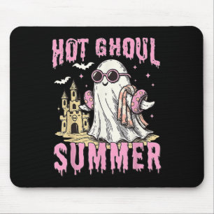 Funny Halloween Hot Ghoul Summer Summerween Spooky Mousepad