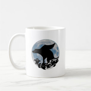 Funny Halloween Hund Kaffeetasse