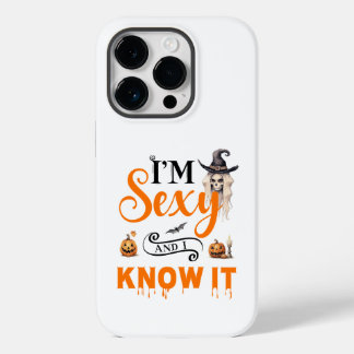 Funny Halloween ich bin sexy und ich weiß es Case-Mate iPhone 14 Pro Hülle