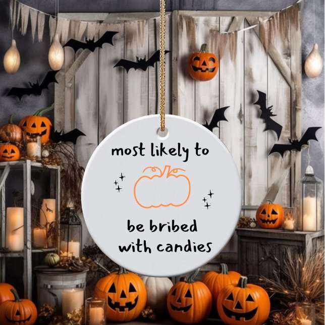 Funny Halloween Keramik Ornament (Von Creator hochgeladen)