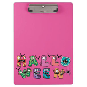 Funny Halloween Klemmbrett