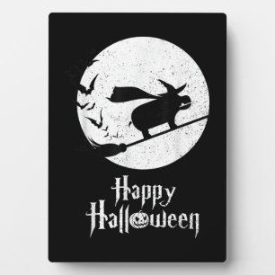 Funny Halloween Kostüm Hexe Hippo Lover Geschenk Fotoplatte
