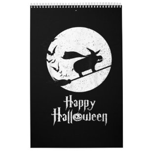 Funny Halloween Kostüm Hexe Hippo Lover Geschenk Kalender