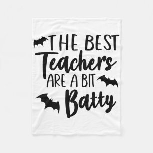 Funny Halloween Lehrer Die besten Lehrer sind ein  Fleecedecke