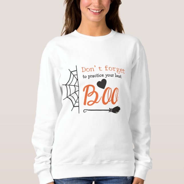 Funny Halloween Lehrerinnen Mutterboo Sweatshirt (Vorderseite)