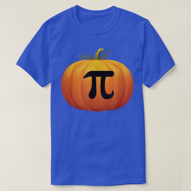 Funny Halloween Math Pun Pumpkin Pi T-Shirt (Design vorne)
