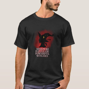 Funny Halloween Missouri ist voller mächtiger Hexe T-Shirt