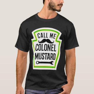 Funny Halloween Mustard Costume Oberst Mustard T- T-Shirt