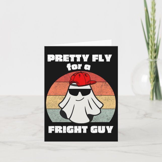 Funny Halloween Niedlich Ghost Spooky Funny Hallow Karte (Vorderseite)