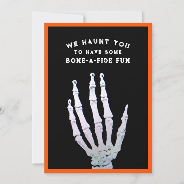 Funny Halloween Party Einladung (Vorderseite)