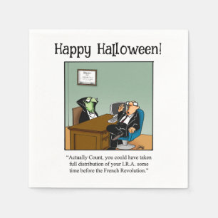 Funny Halloween Party Napkins Serviette