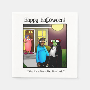 Funny Halloween Party Napkins Serviette