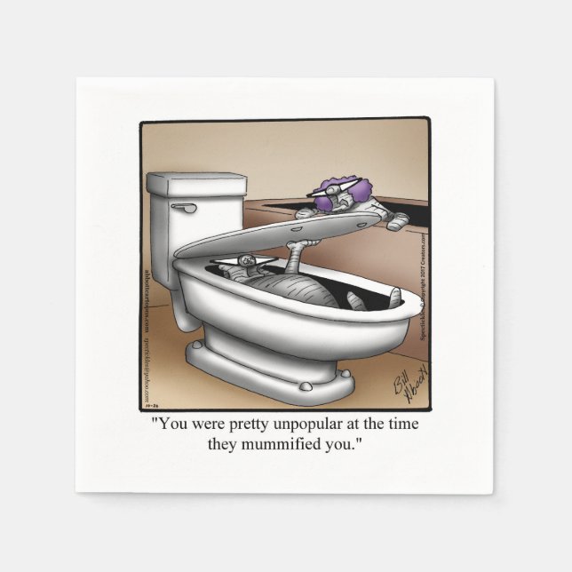 Funny Halloween Party Napkins Serviette (Vorderseite)