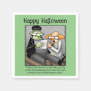 Funny Halloween Party Napkins Serviette