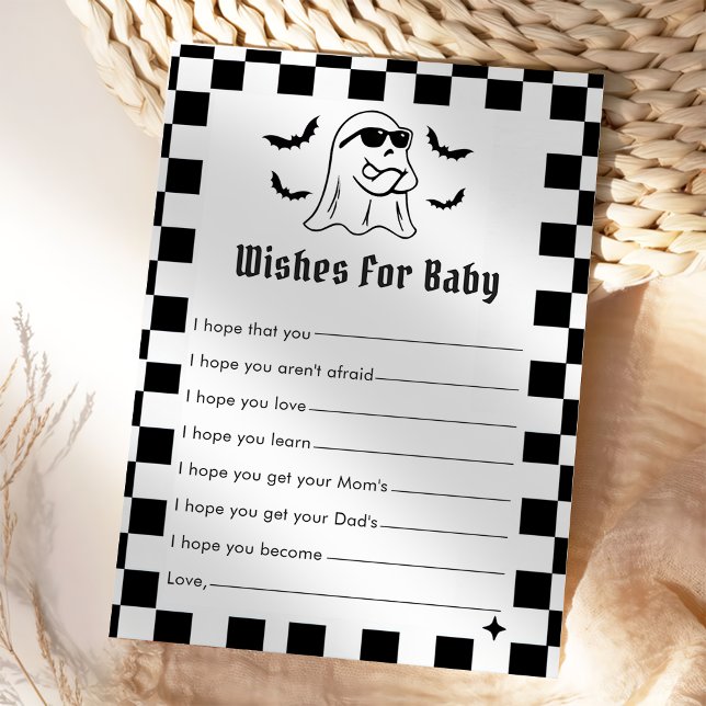 Funny Halloween Party wünscht sich Baby Game Card Einladung (Von Creator hochgeladen)