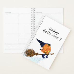 Funny Halloween Planner Hexenkürbis Planer