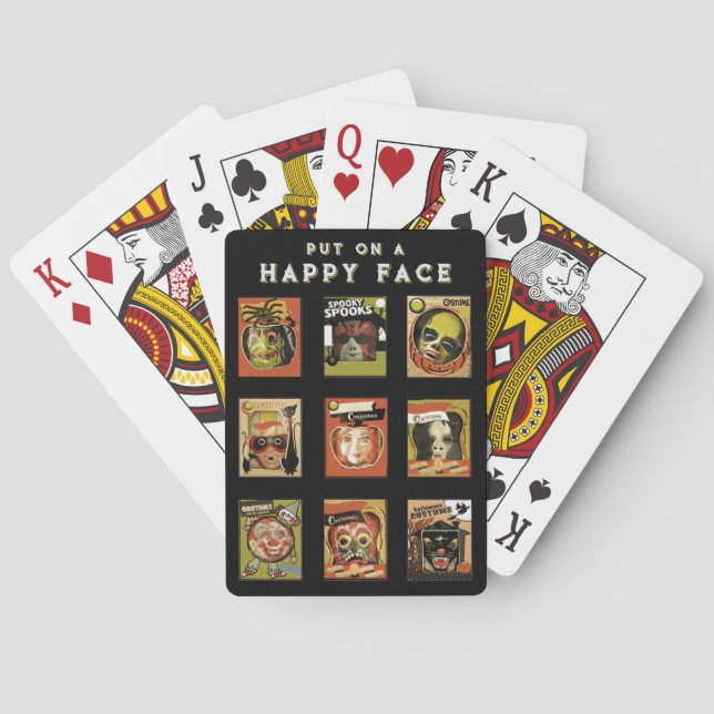 Funny Halloween Poker Cards Spielkarten (Rückseite)