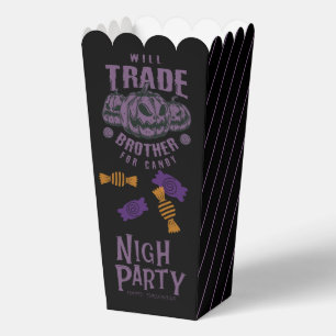 Funny Halloween Popcorn Box - Will Trade Brother Geschenkschachtel