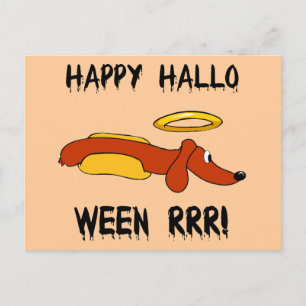 Funny Halloween Postkarte
