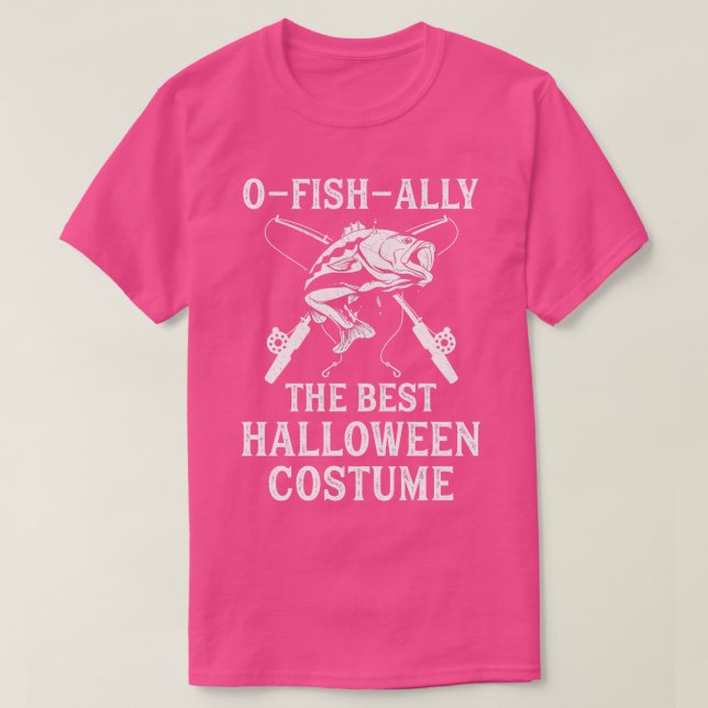 Funny Halloween Pub Fisherman Fishing Halloween Co T-Shirt (Design vorne)