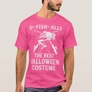 Funny Halloween Pub Fisherman Fishing Halloween Co T-Shirt