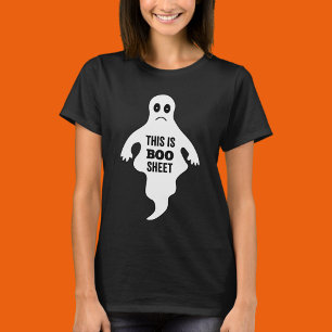 Funny Halloween Pun Ghost Dies ist ein Bootschild T-Shirt