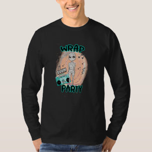 Funny Halloween Pup Party Girl verkleidet als Mama T-Shirt