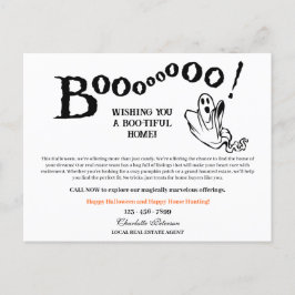 Funny Halloween Real Anwesen Feiertagspostkarte