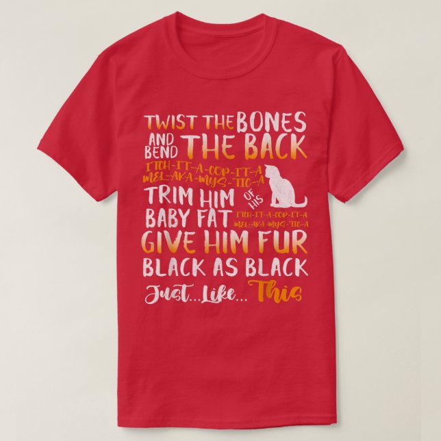 Funny Halloween Scary Black Cat Jackolantern Witch T-Shirt (Design vorne)