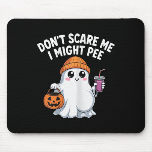 Funny Halloween Schwangere Geist Don't e Me I may Mousepad