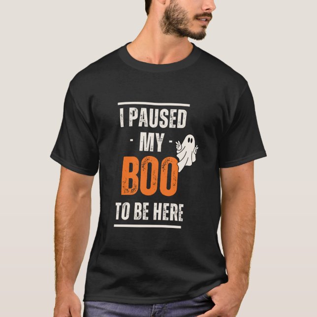 Funny Halloween Shirt Spooky Trick oder Treat Retr (Vorderseite)