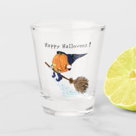 Funny Halloween Shot Glass Hexenkürbis Schnapsglas