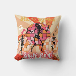 Funny Halloween Skeletons Just Wanna Rattle&Roll Kissen