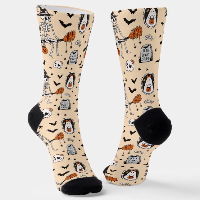 Funny Halloween Socks Socken (Gewinkelt)