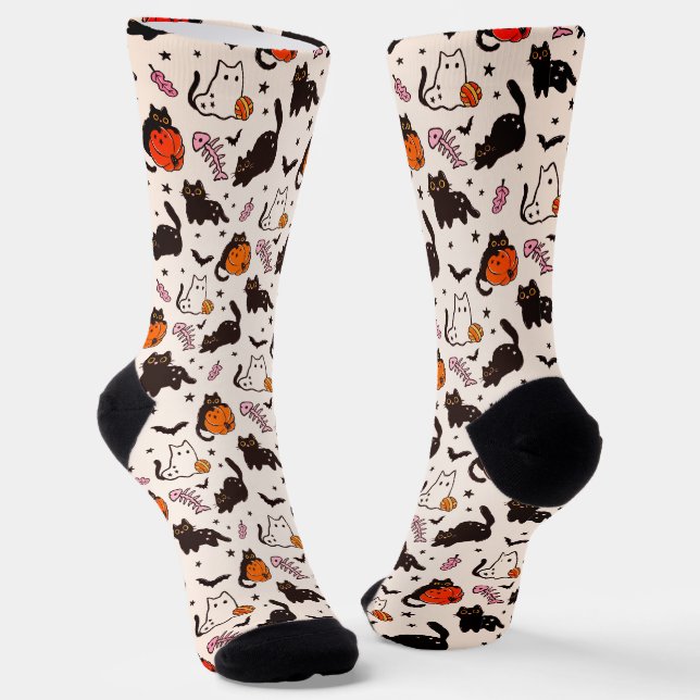 Funny Halloween Socks Socken (Gewinkelt)