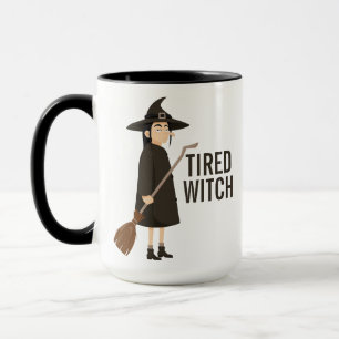 Funny Halloween Spaß Black and White Witz Tasse