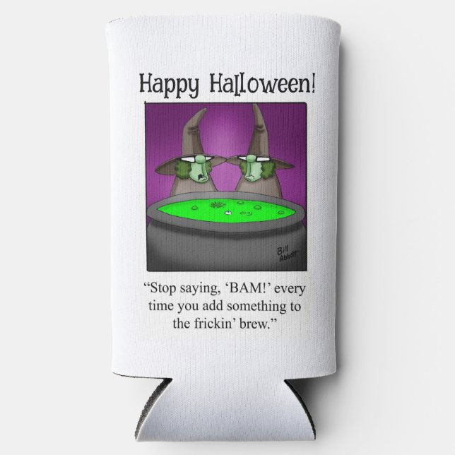 Funny Halloween Spaß kann Cooler Geschenk Selters Dosenkühler (Vorderseite)