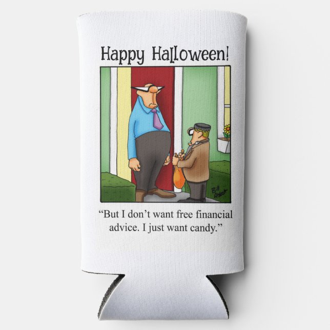 Funny Halloween Spaß kann Cooler Geschenk Selters Dosenkühler (Vorderseite)