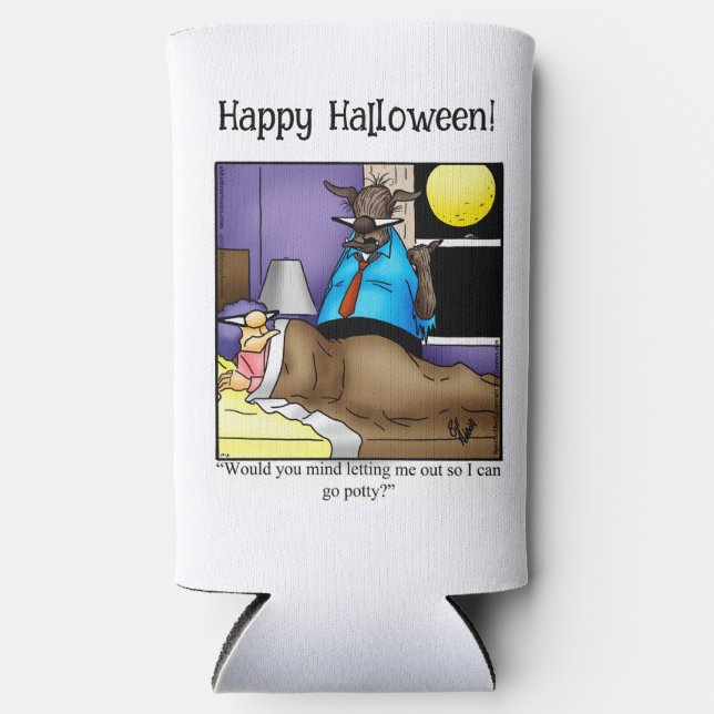 Funny Halloween Spaß kann Cooler Geschenk Selters Dosenkühler (Vorderseite)