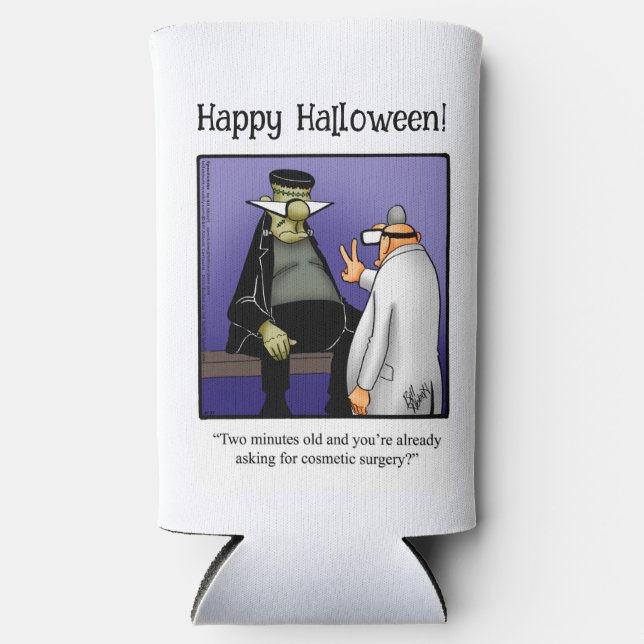 Funny Halloween Spaß kann Cooler Geschenk Selters Dosenkühler (Vorderseite)