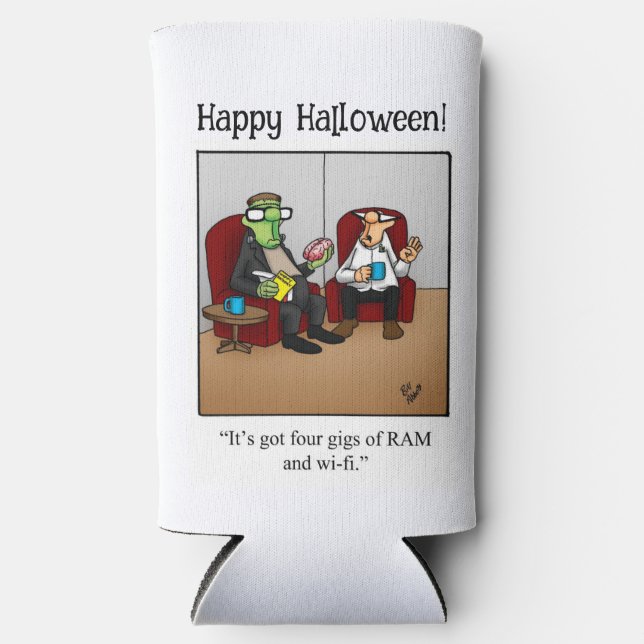 Funny Halloween Spaß kann Cooler Geschenk Selters Dosenkühler (Vorderseite)