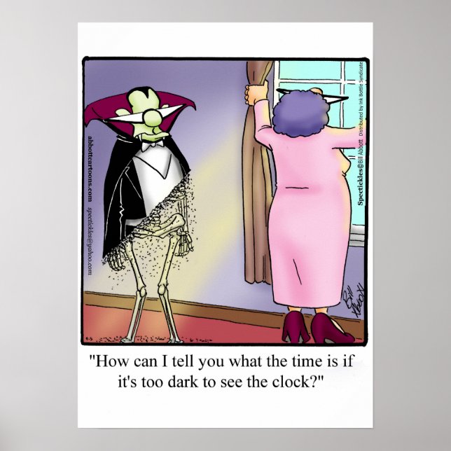 Funny Halloween Spaß Poster (Vorne)