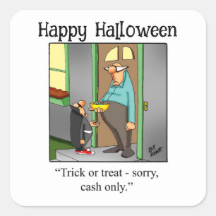 Funny Halloween Spaß Sticker