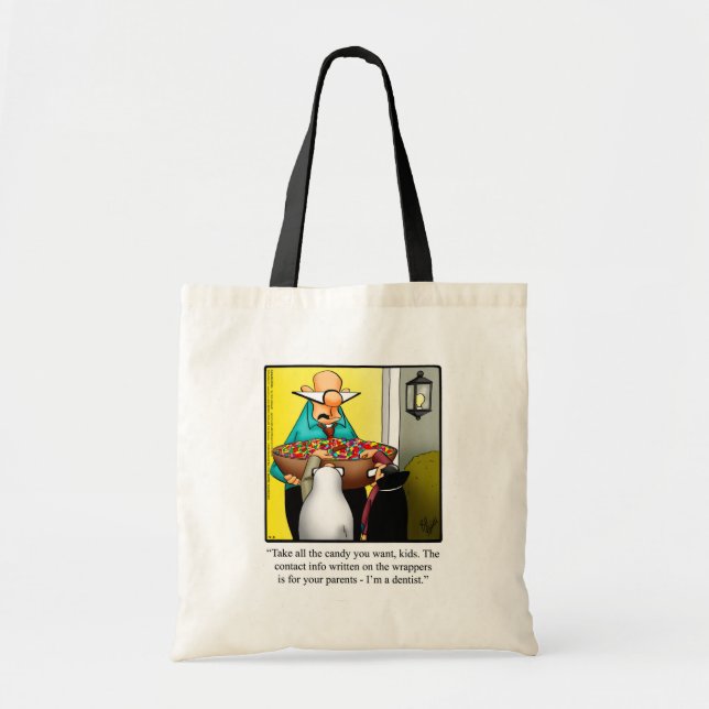 Funny Halloween Spaß Tote Bag Geschenk Tragetasche (Vorne)