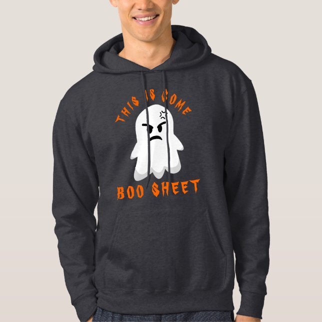 Funny Halloween Spooky Ghost Dies ist ein Bootschi Hoodie (Vorderseite)