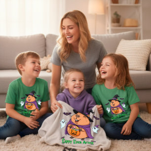 Funny Halloween Spooky Niedlich Capybara Hexe Fleecedecke