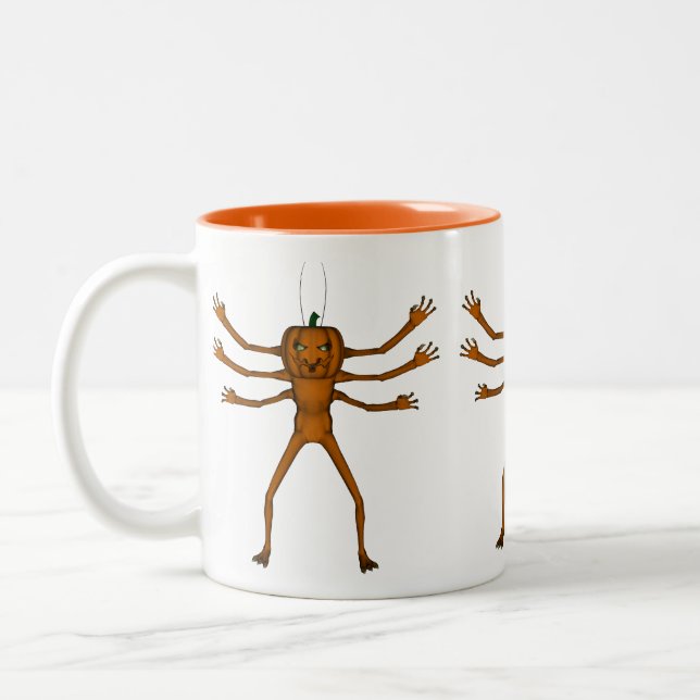 Funny Halloween Strampler Zweifarbige Tasse (Links)