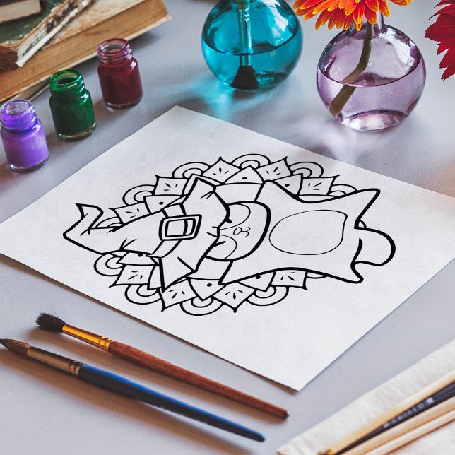 Funny Halloween Sugar Glider Coloring Page Poster (Von Creator hochgeladen)